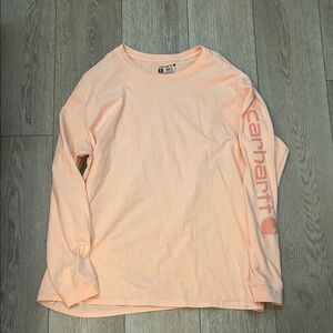 Carhartt Light Peach Long Sleeve Tee